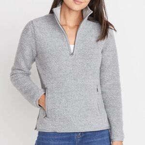 Marine Layer Lady Sherpa Corbet in Heather Grey size XS